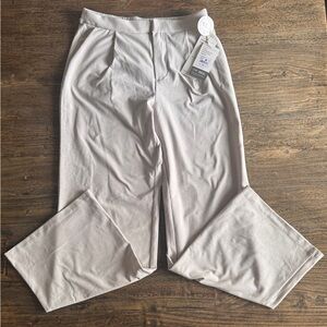 Vuori Cream Trousers Relaxed Fit